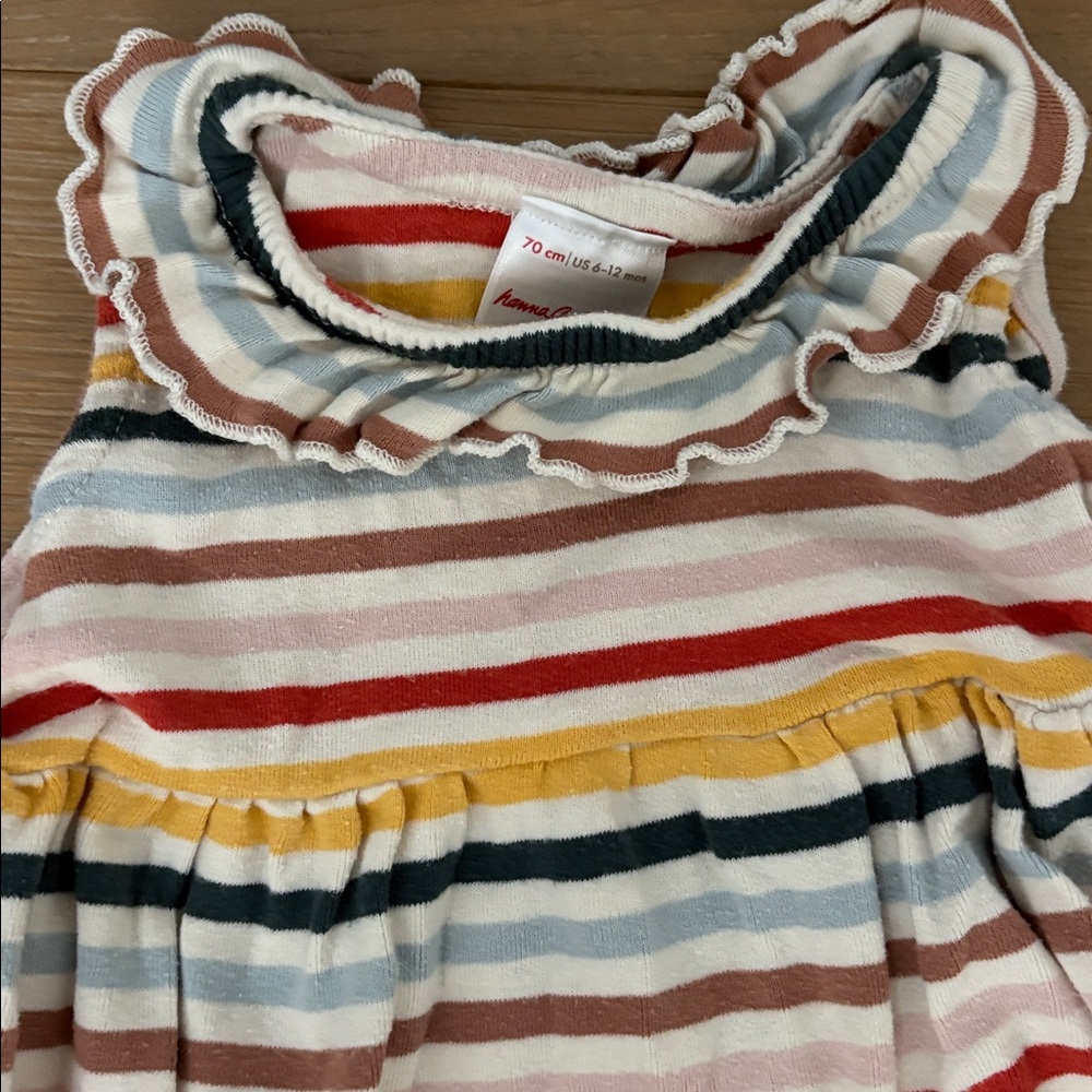 Hanna Andersson Colorful Striped Baby Outfit Set - Picture 4 of 6
